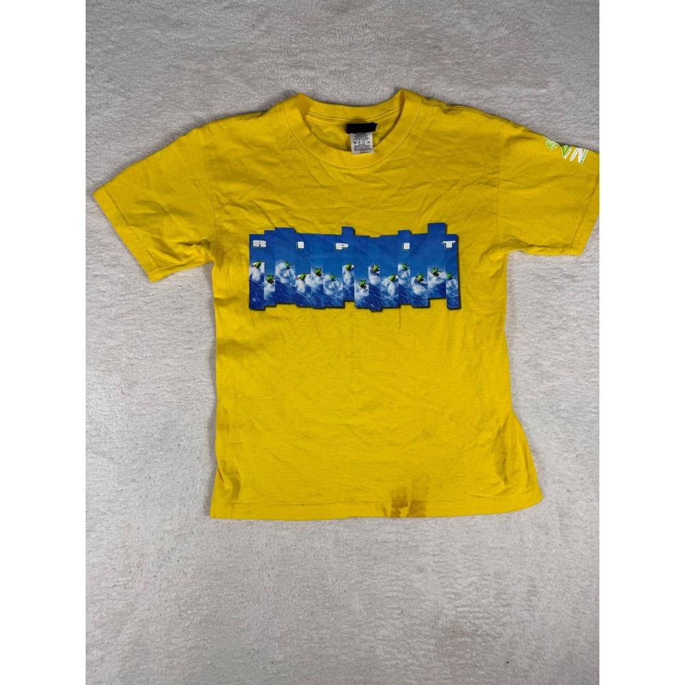 Giant Rip It Boardz Graphic T-Shirt Kids Small distressed  Y2K Skate Surf Tee‎